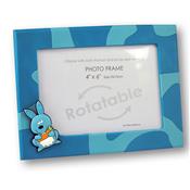 cadre photo enfant bleu lapin pour 1 10x15